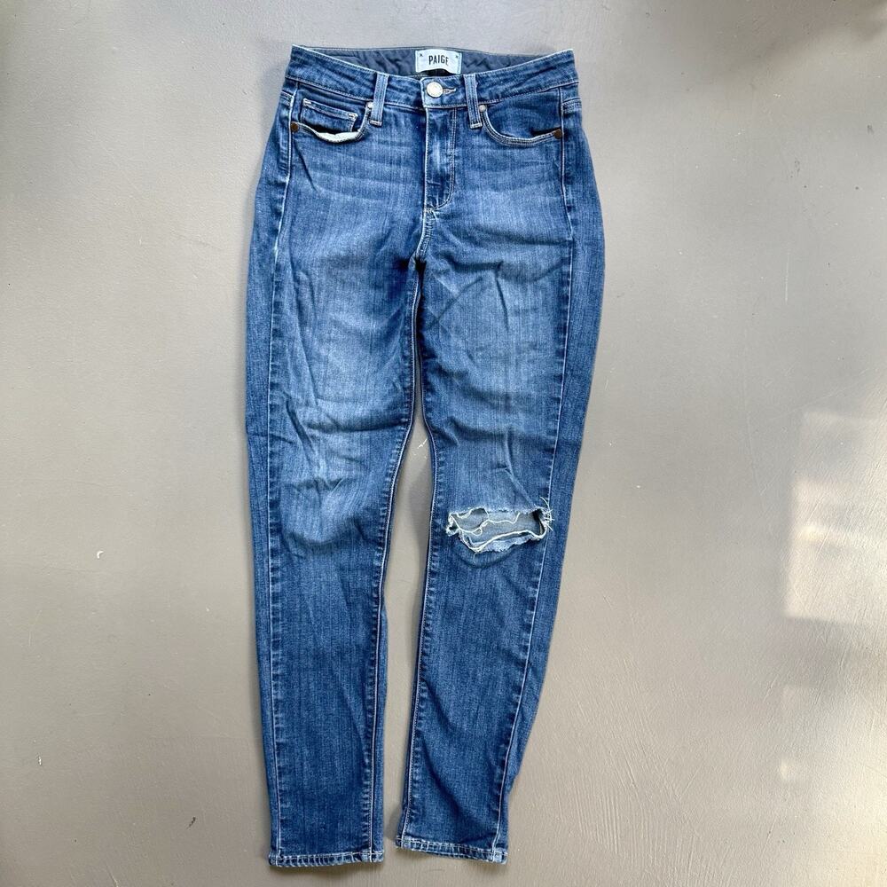 PAIGE Hoxton Jeans 25 Casual Weekend Distressed Skinny